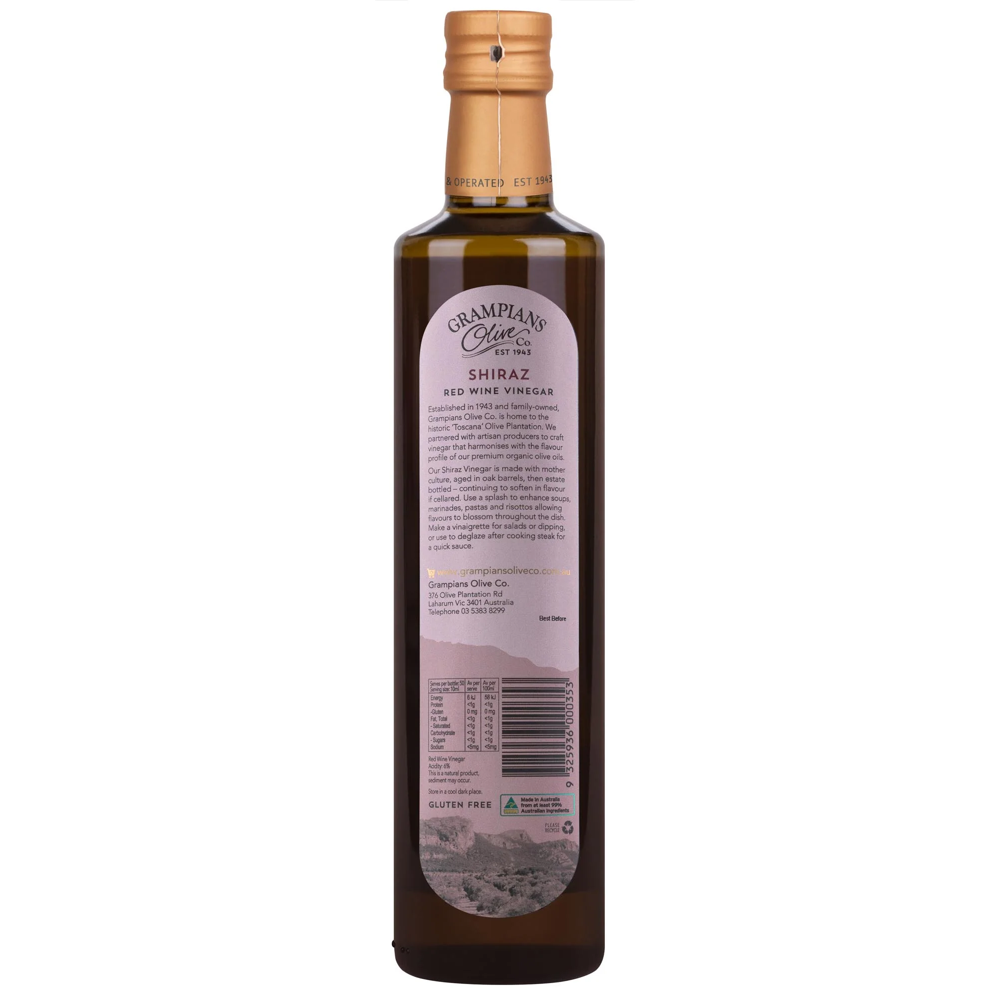 Shiraz Red Wine Vinegar - Image 4