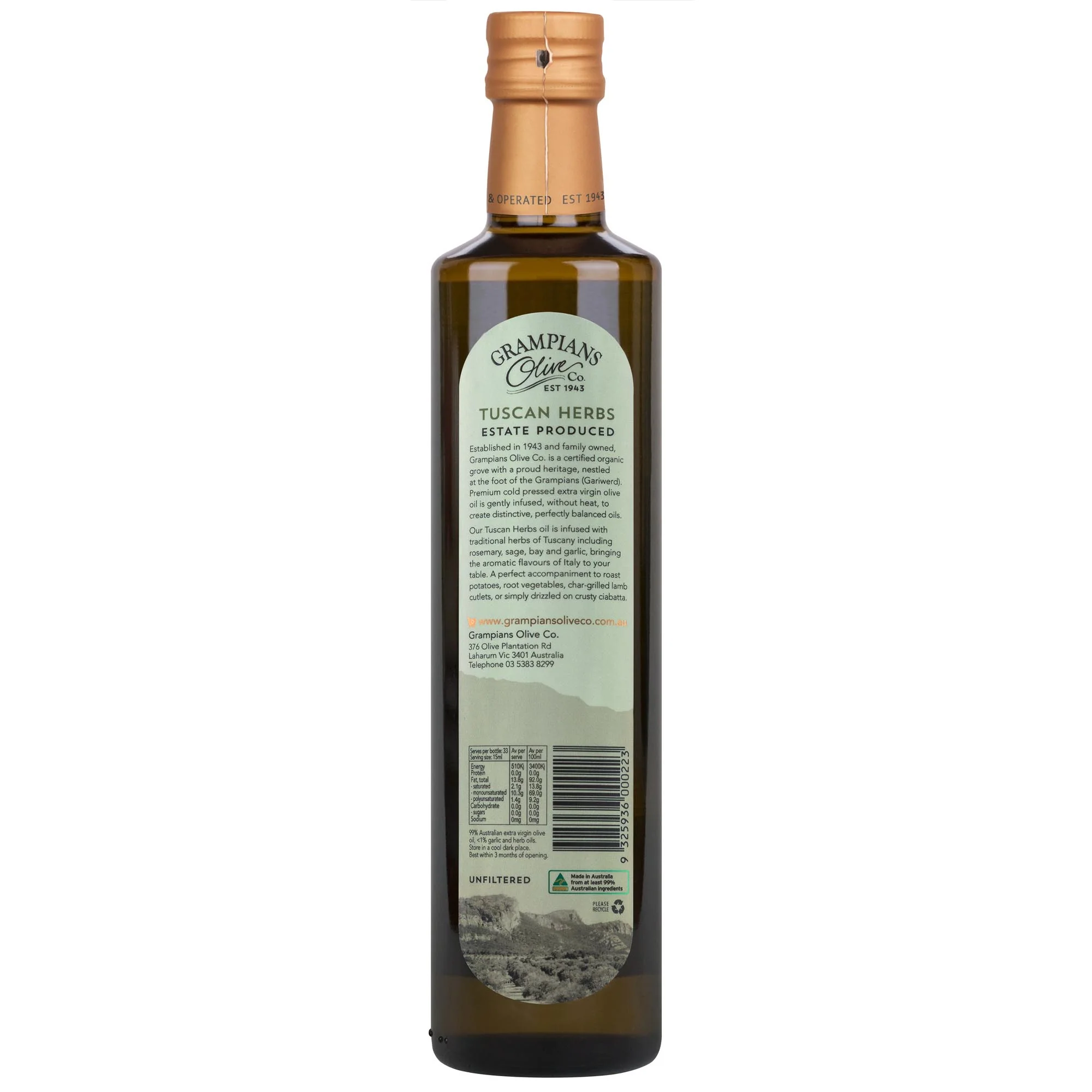 Tuscan Herbs Infused Extra Virgin Olive Oil - Image 6